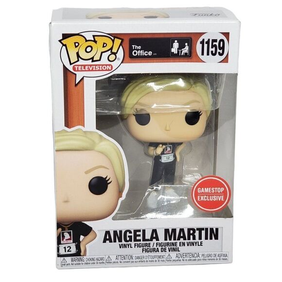 Angela Martin Funko Pop The Office 1159 Gamestop Exclusive - Picture 1 of 2